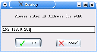 Type an IP address