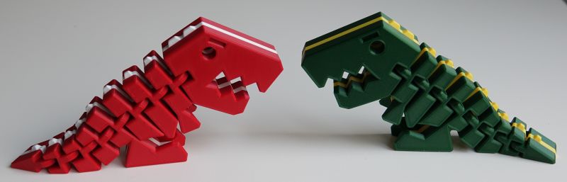 Viewing 3d-printing→toys→flexi-rex→red-and-green