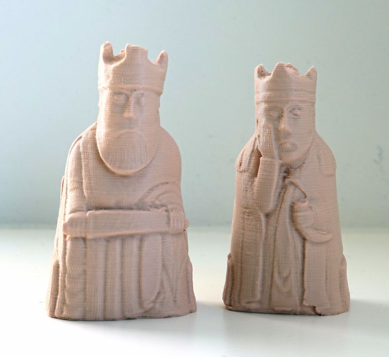 Lewis Chessmen (king and queen)
