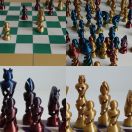 Singularity Chessboard and Organic Chess Set
