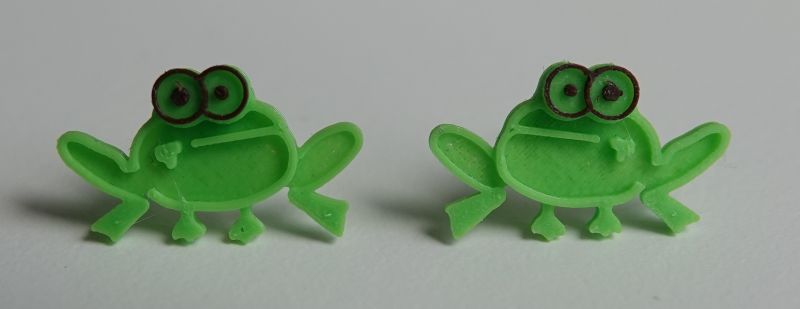 Frog earrings