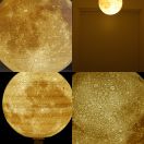 Moon lithophane lamp
