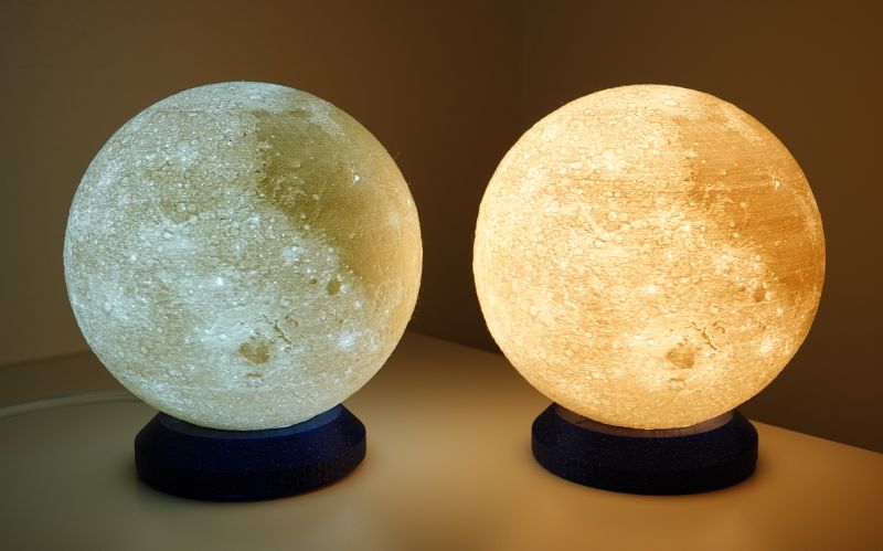 Viewing 3d-printing→lamps→moon-lithophane→150mm-table-lamp-pair-4000K-2700K