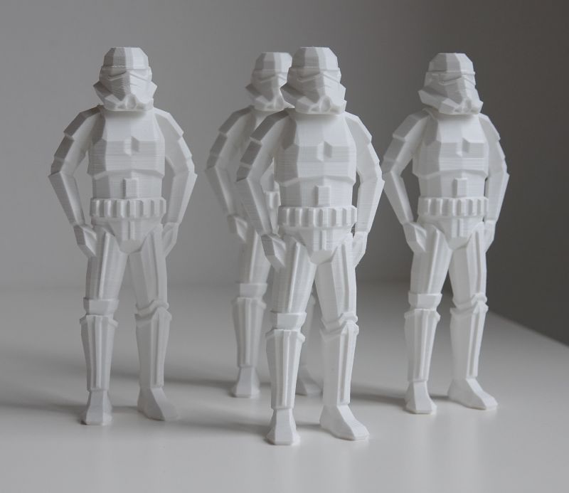 Low-Poly Stormtroopers
