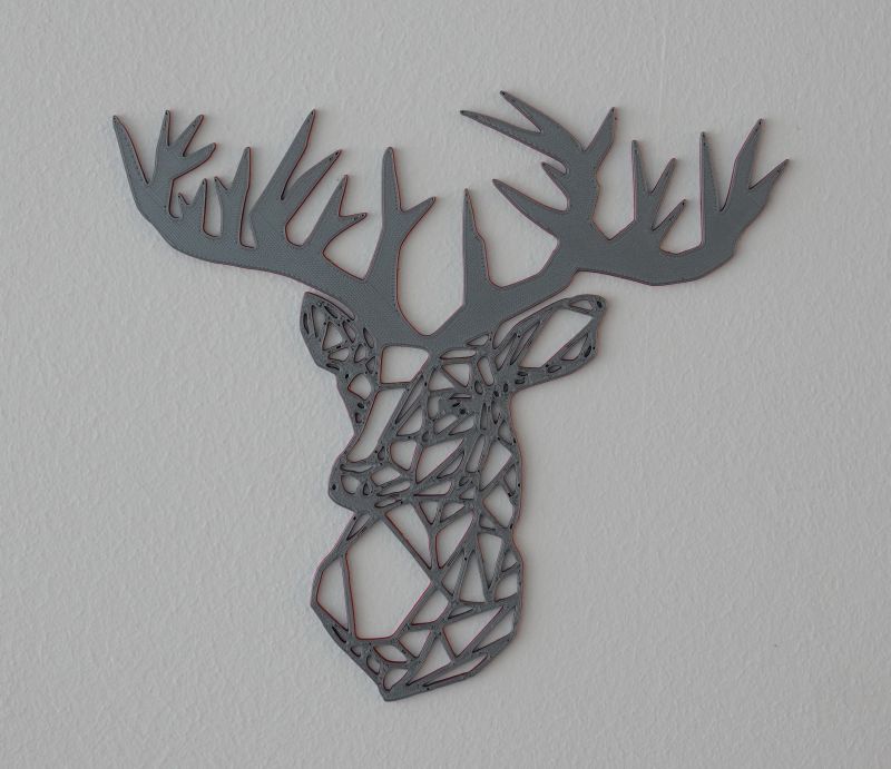 Viewing 3d-printing→wall-art→stag
