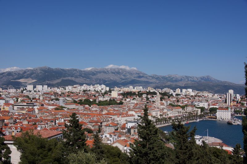 View over Split
